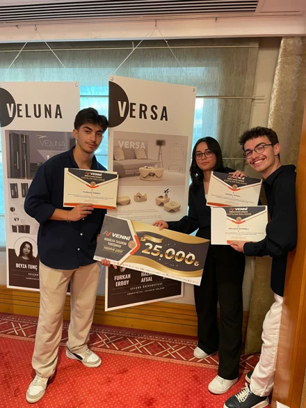 Venni Mobilya Tasarım Yarışması’ndan Selçuk’a 3 ödül!